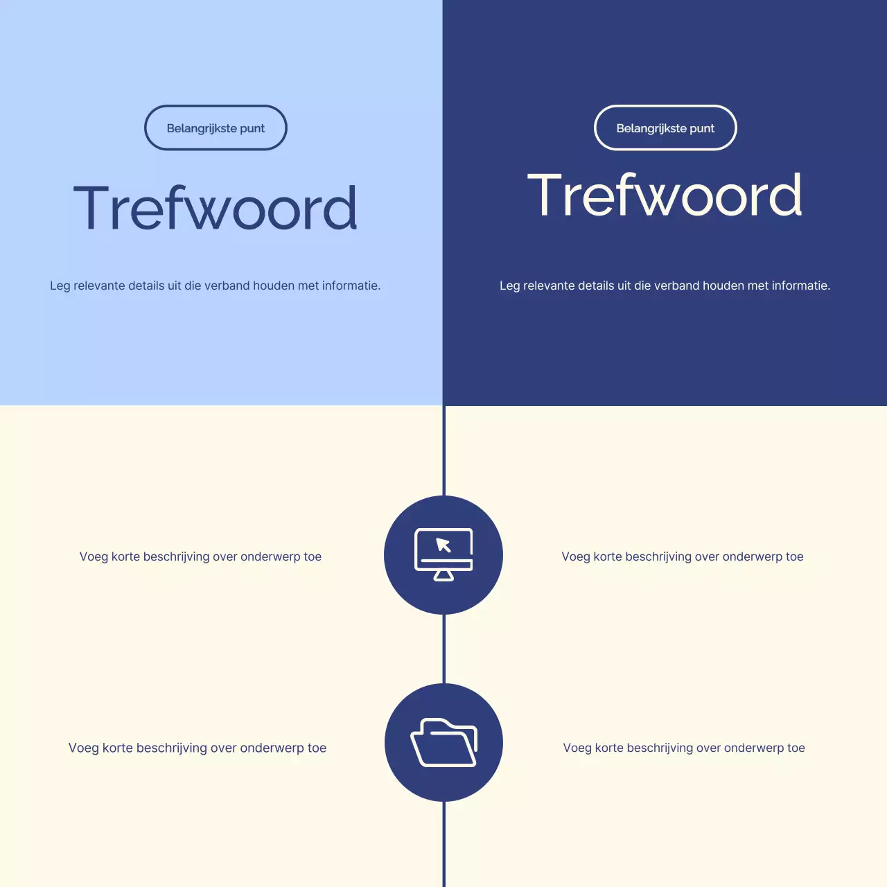 Blauwe professionele financiële promotiecarrousel