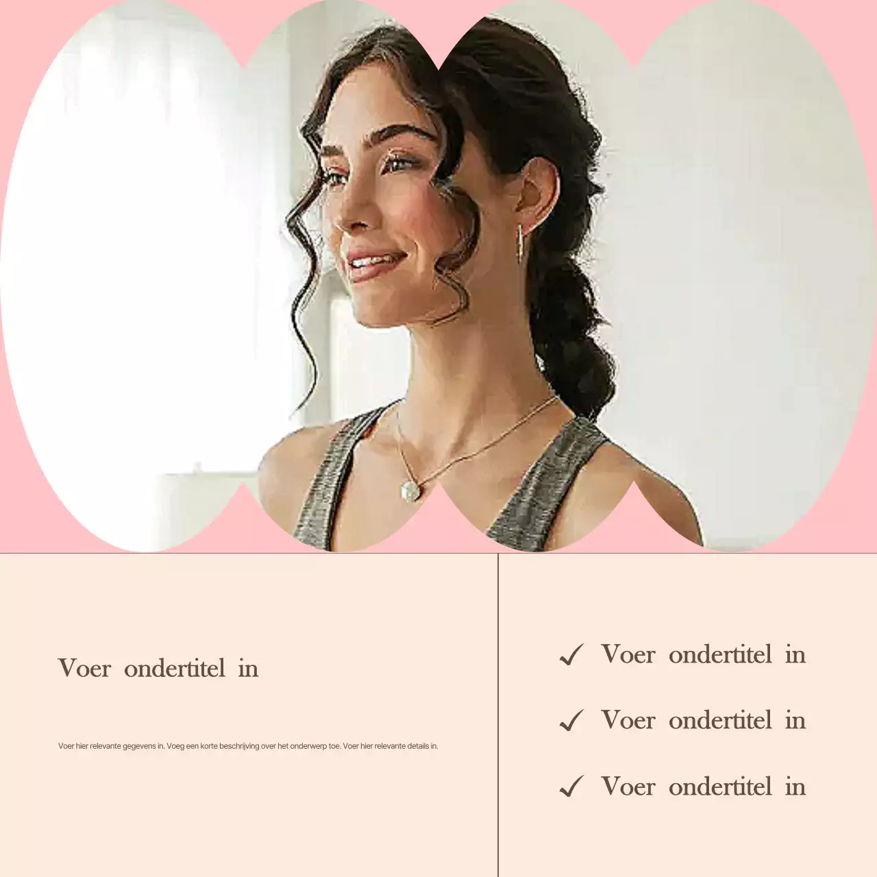 Roze Elegante Gezondheidsnieuwsbrief Carrousel