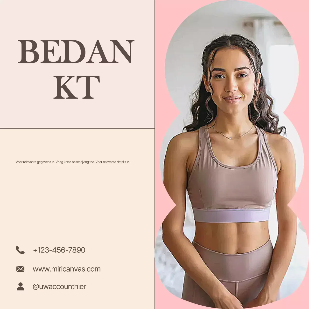 Roze Elegante Gezondheidsnieuwsbrief Carrousel