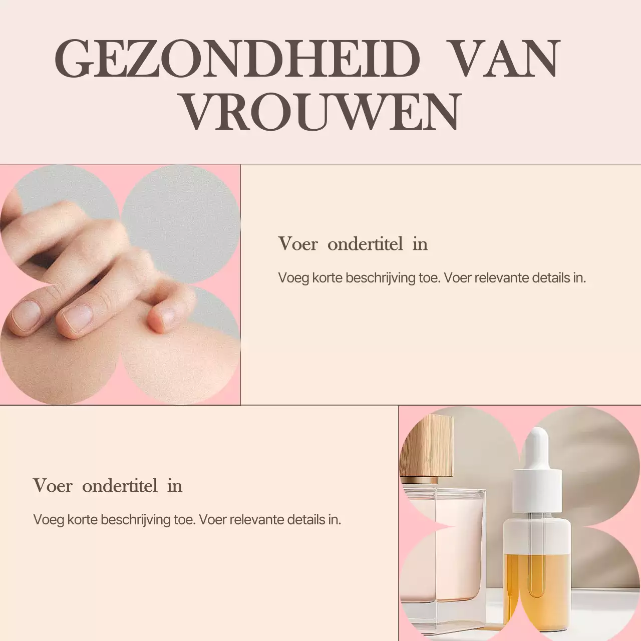 Roze Elegante Gezondheidsnieuwsbrief Carrousel