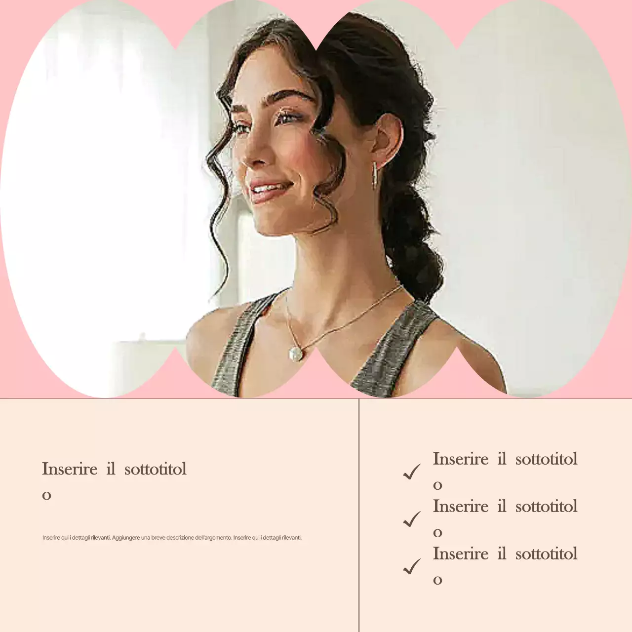 Carosello di newsletter Pink Elegant Health