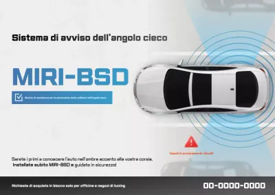 Pubblicità sulla sicurezza di un'auto moderna grigia