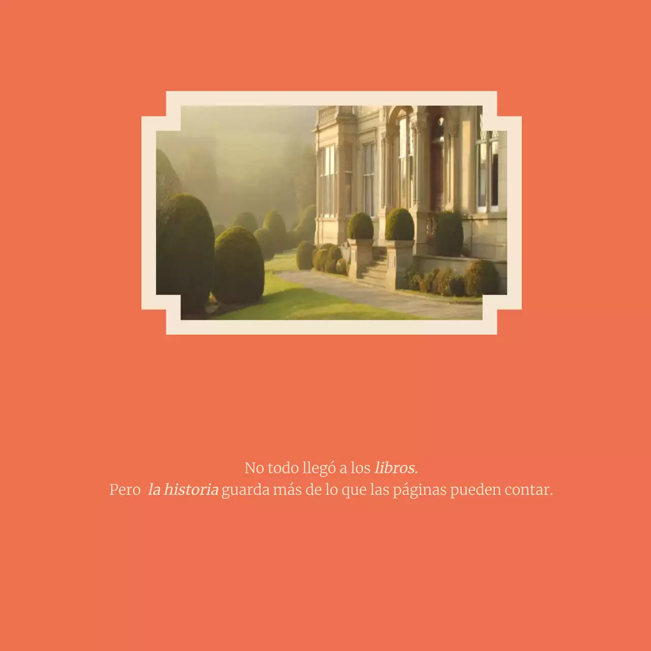 Carrusel de anuncios de historia vintage beige