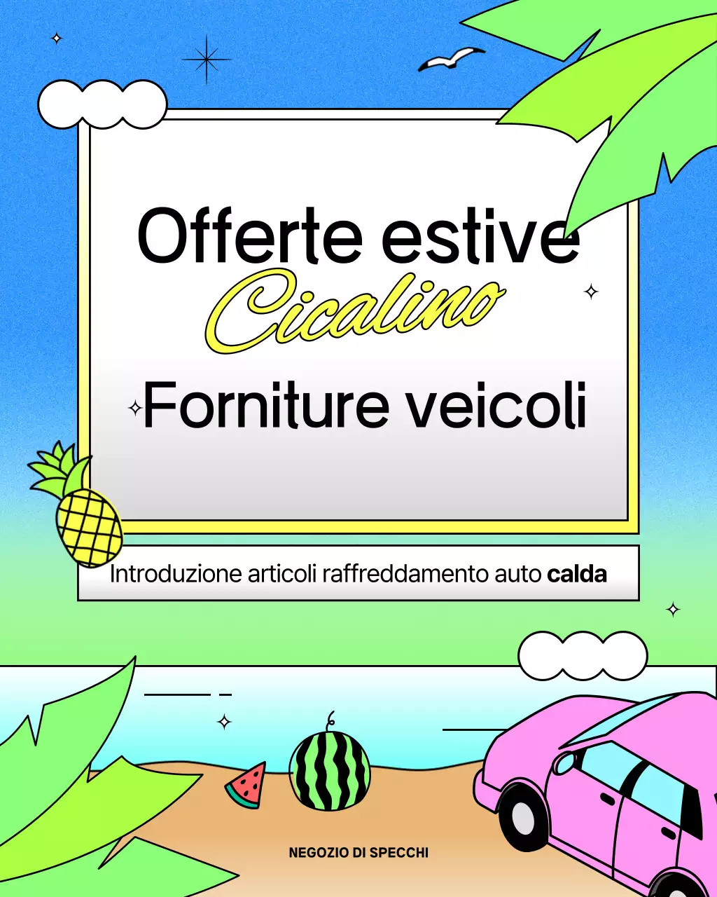 Promozione accessori auto Blue Kitsch