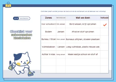 Hemelsblauwe babyreinigingsgids