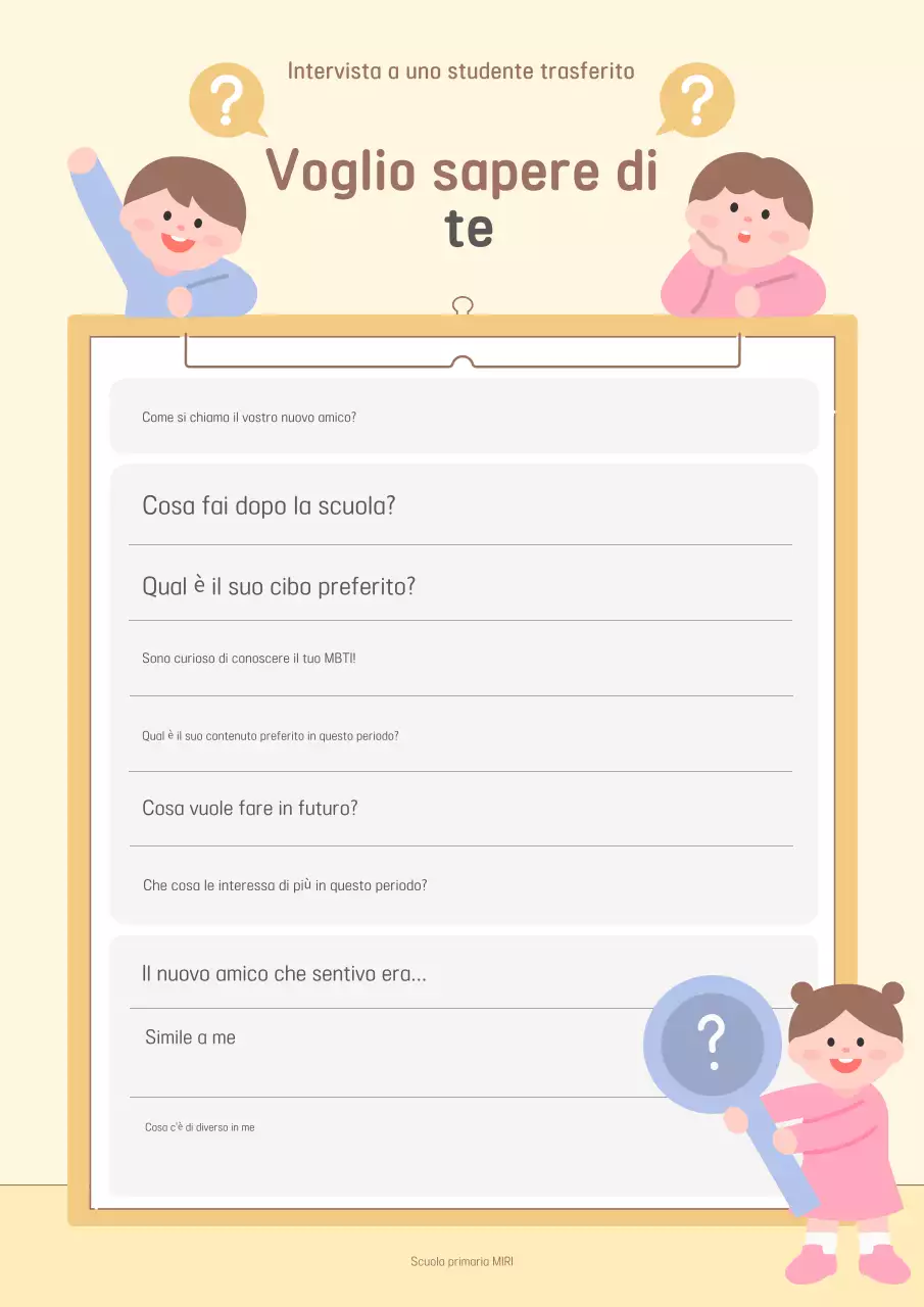 Materiali didattici per la scuola per bambini Beige