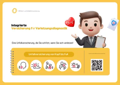 Gelbe einfache Versicherungsanzeige