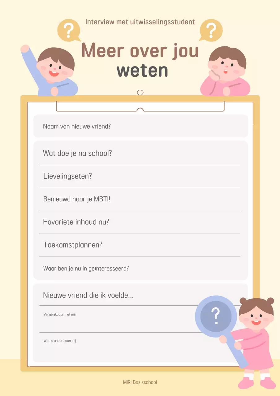 Beige Baby School Educatief Materiaal