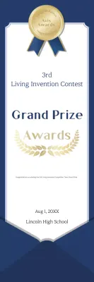 Prêmio do Concurso de Invenção Simples Azul