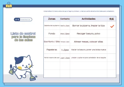 Guía de limpieza para bebés Sky Blue