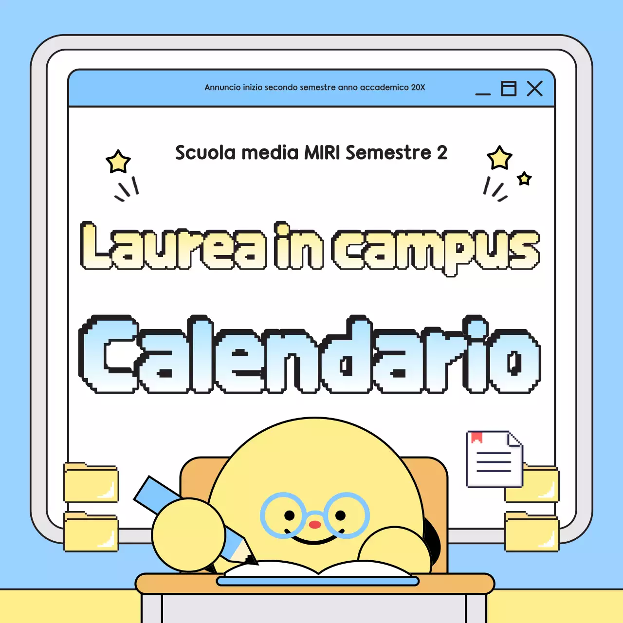 Guida al calendario accademico di Sky Blue Baby