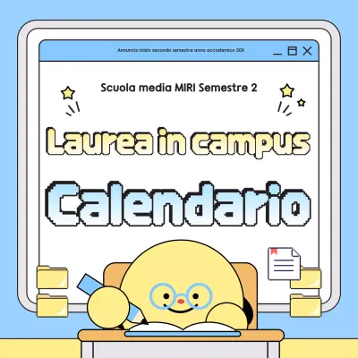 Guida al calendario accademico di Sky Blue Baby
