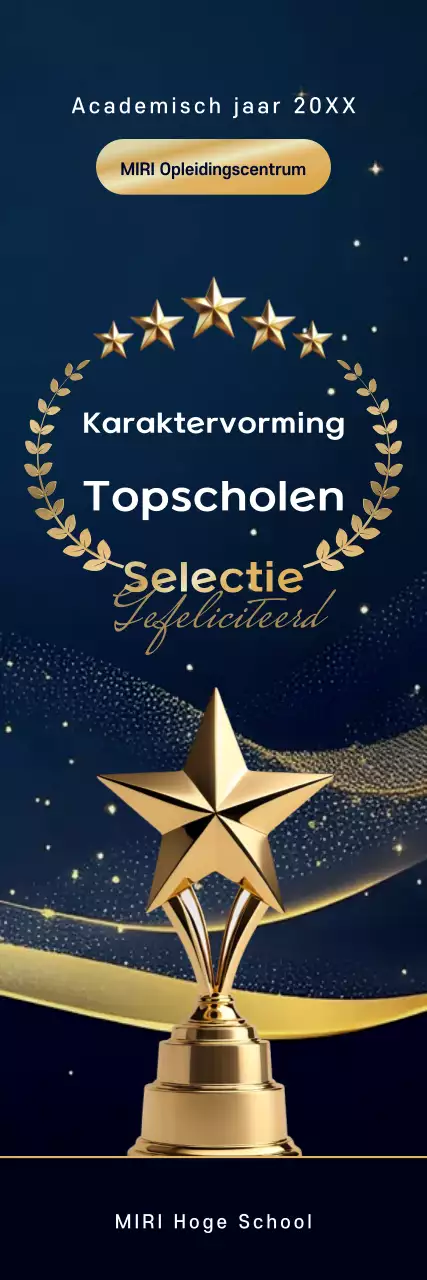 Blauwe prijs voor gevorderd onderwijs