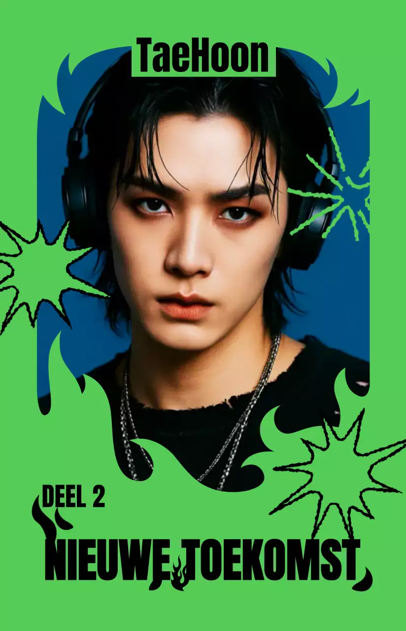 groene popmuziekposter