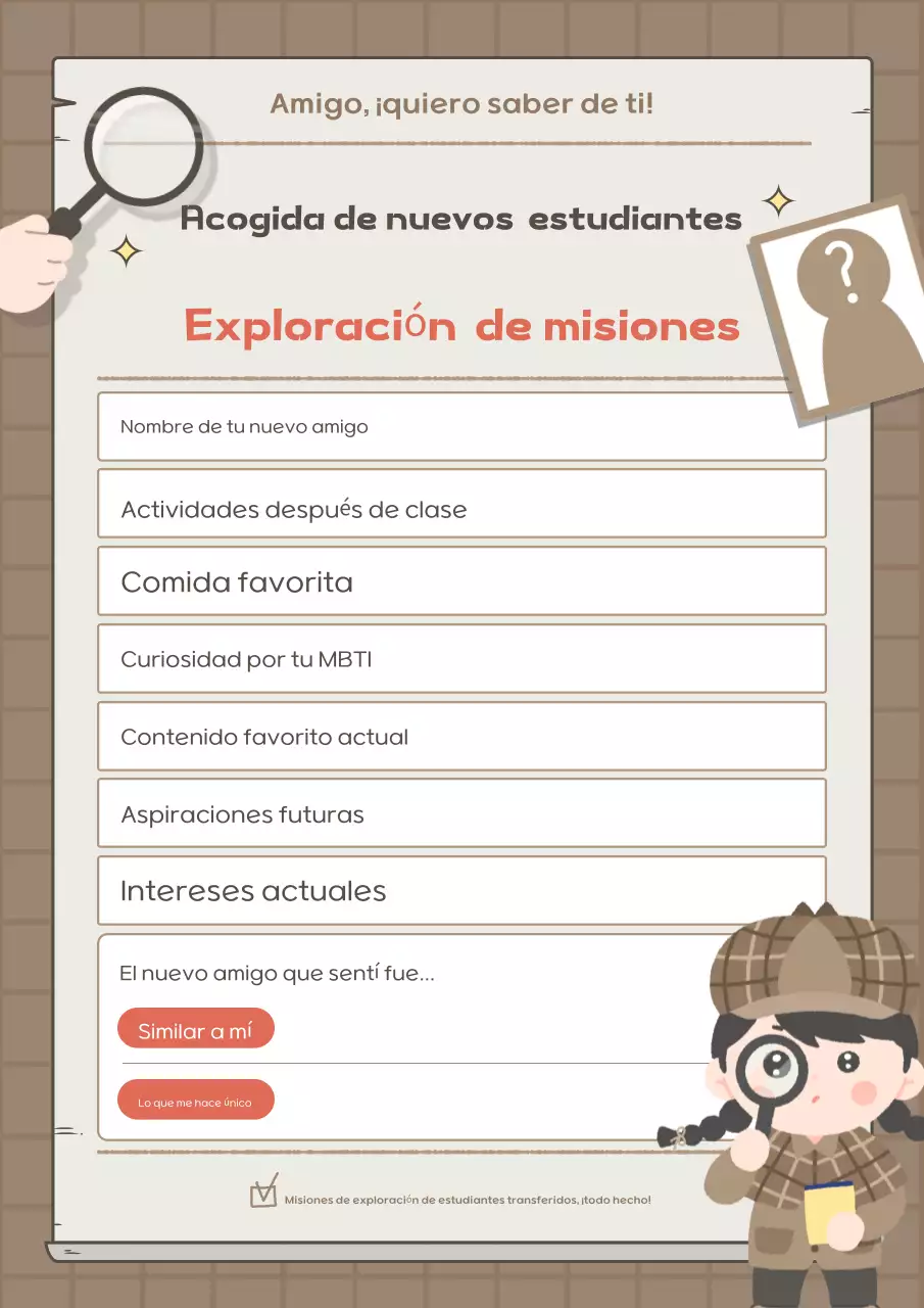 Materiales educativos para la vida escolar del bebé marrón