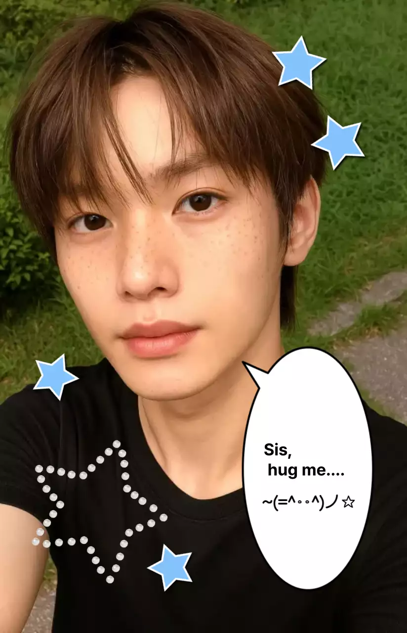 Carte photo Blue Baby Idol