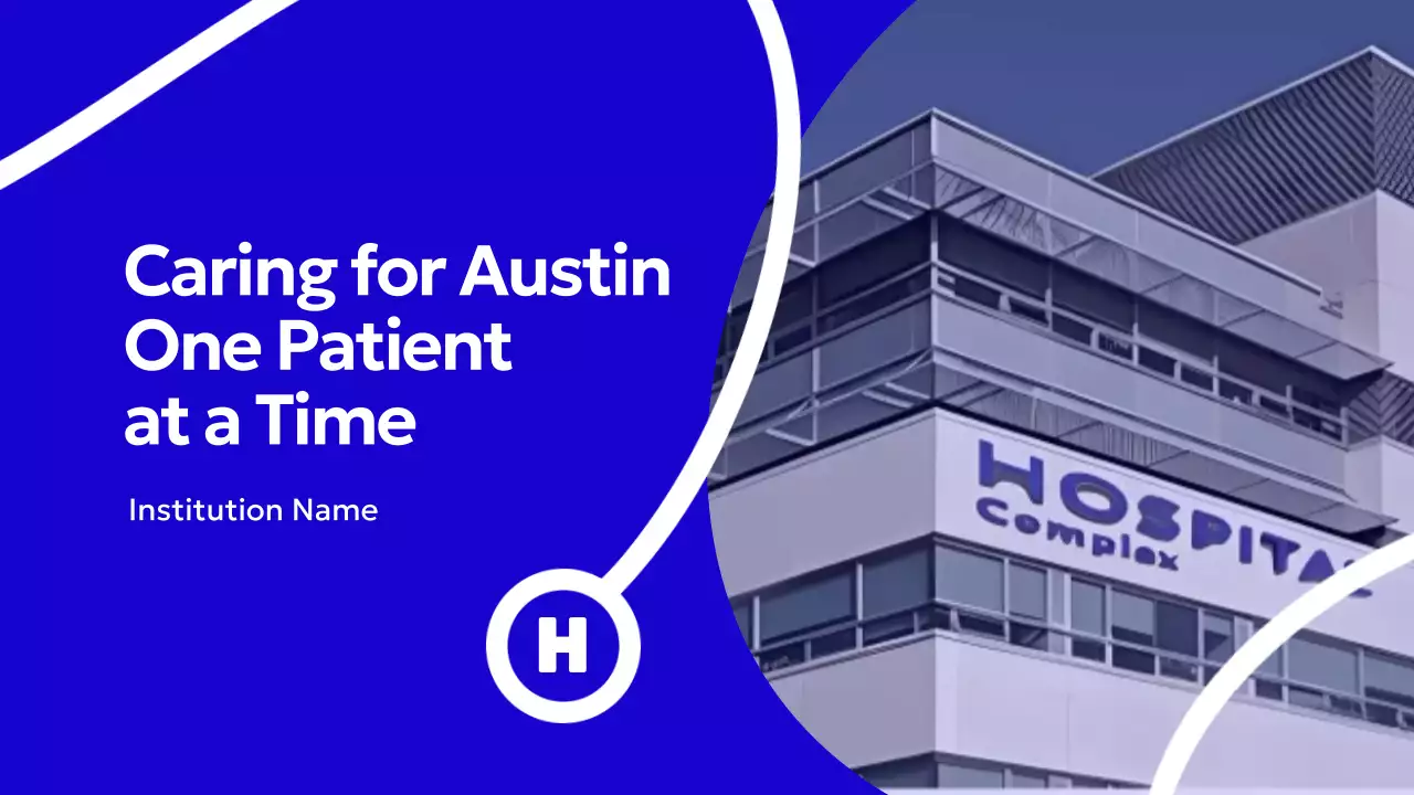 Blue Modern Healthcare Advertisement Presentation