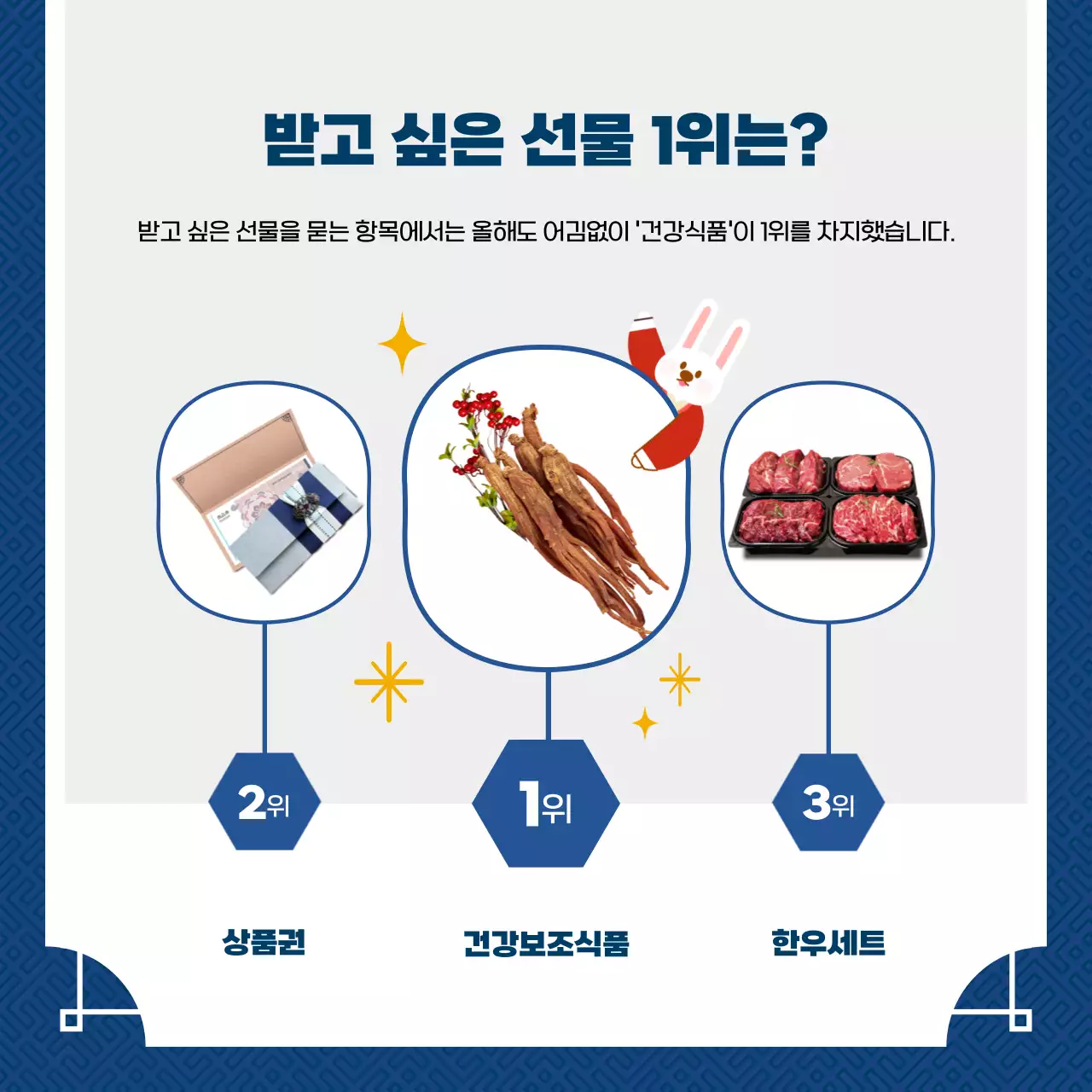 빨강과 파랑의 전통적인 설날 홈쇼핑 홍보