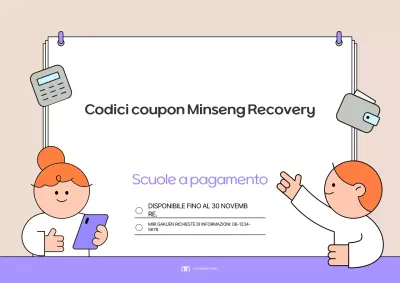 Buono sconto semplice beige