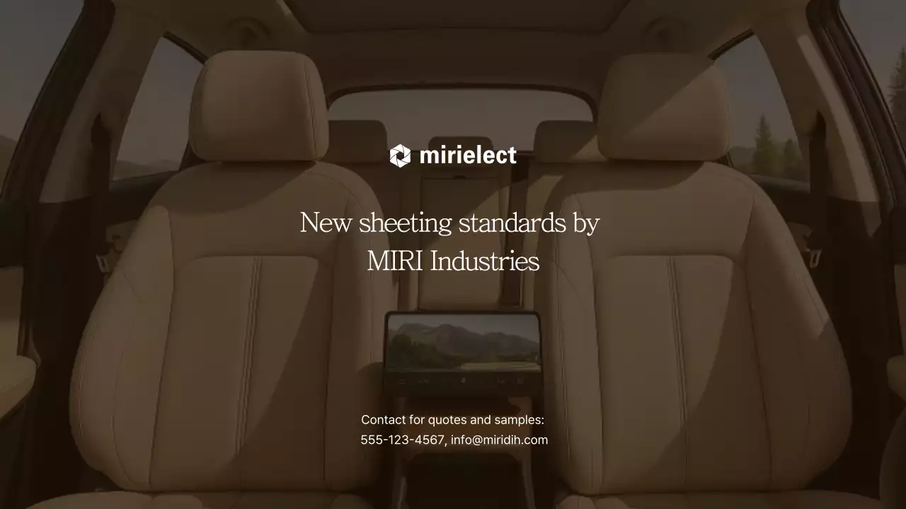 Anúncio de carro moderno bege