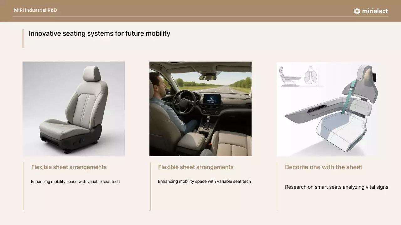 Anúncio de carro moderno bege