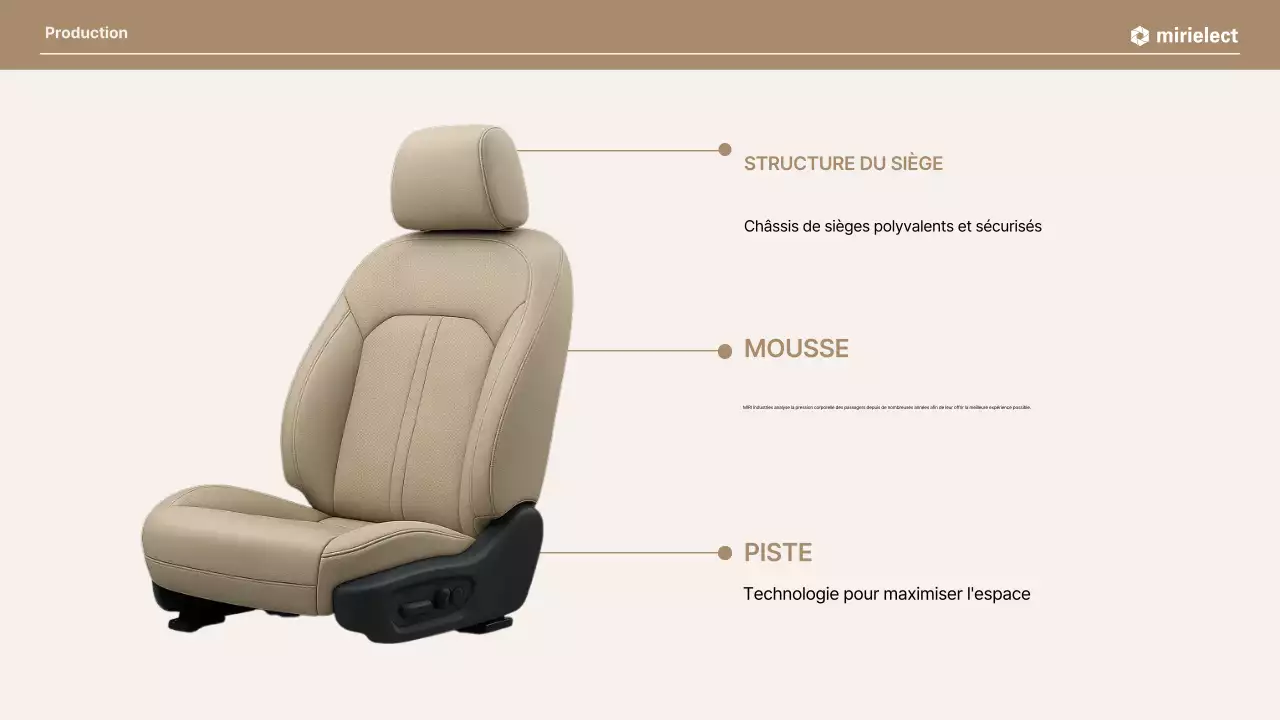 Publicité pour une voiture moderne beige