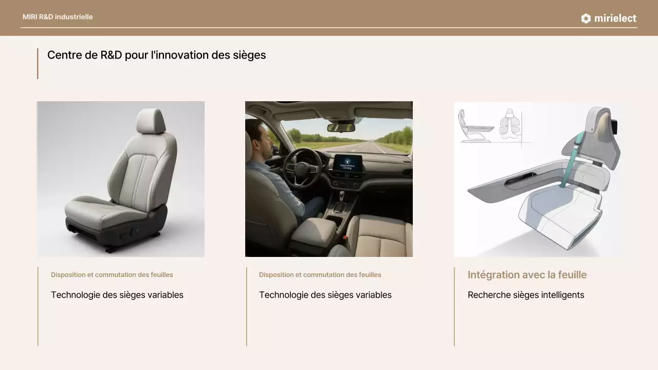 Publicité pour une voiture moderne beige