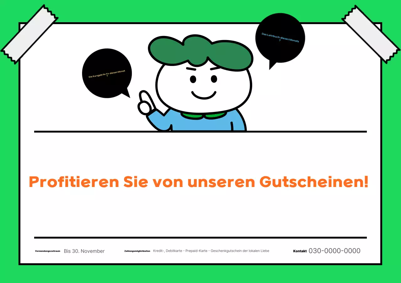 Green Simple Coupon-Aktion