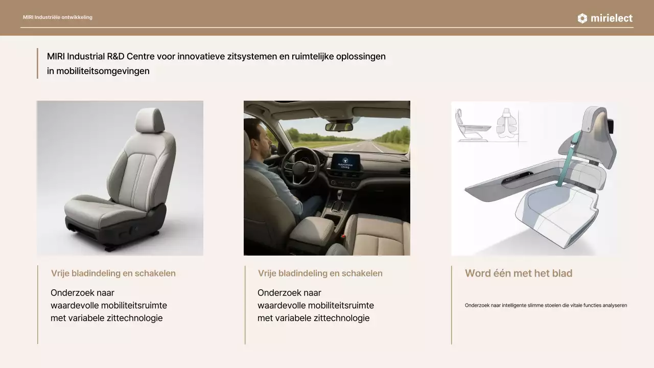 Beige moderne autoadvertentie