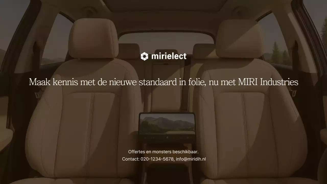 Beige moderne autoadvertentie