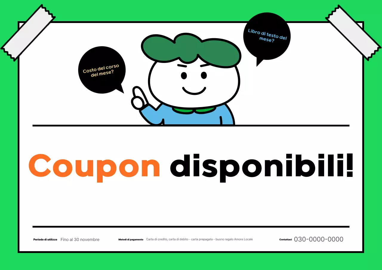 Promozione coupon Green Simple