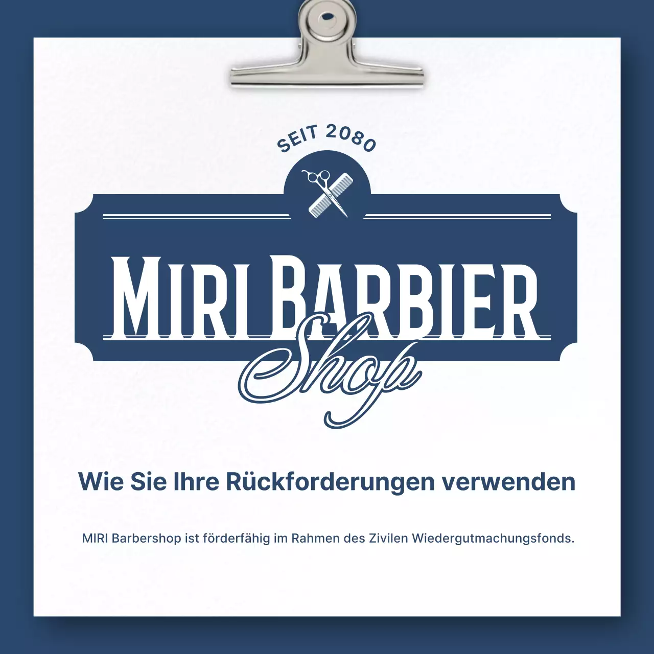 Blue Classic Barbershop-Leitfaden