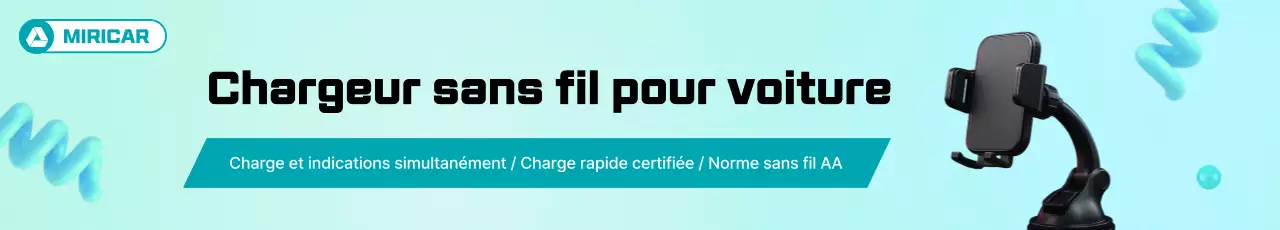 Publicité pour les accessoires de voiture modernes bleu ciel