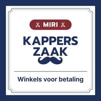 Navy Modern Barbershop Gids