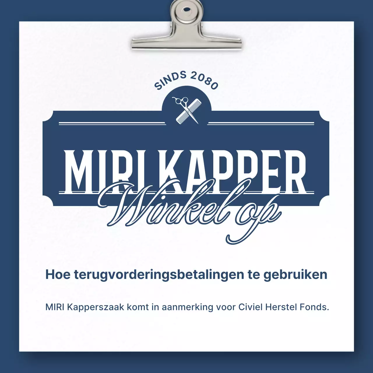 Blue Classic Barbershop Gids