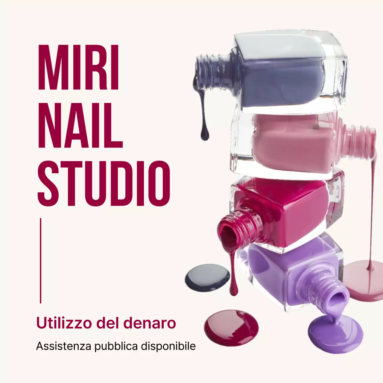 Guida al Fondo di Supporto per la Nail Art Moderna Beige Minseong