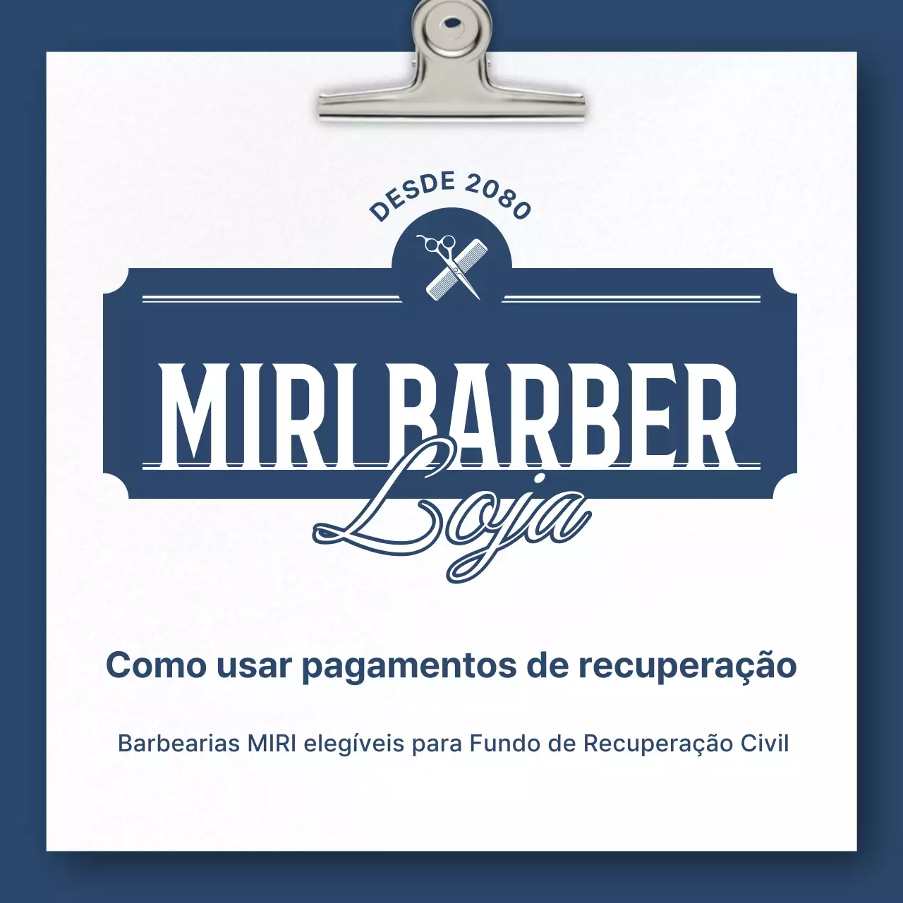 Guia de Barbearia Blue Classic