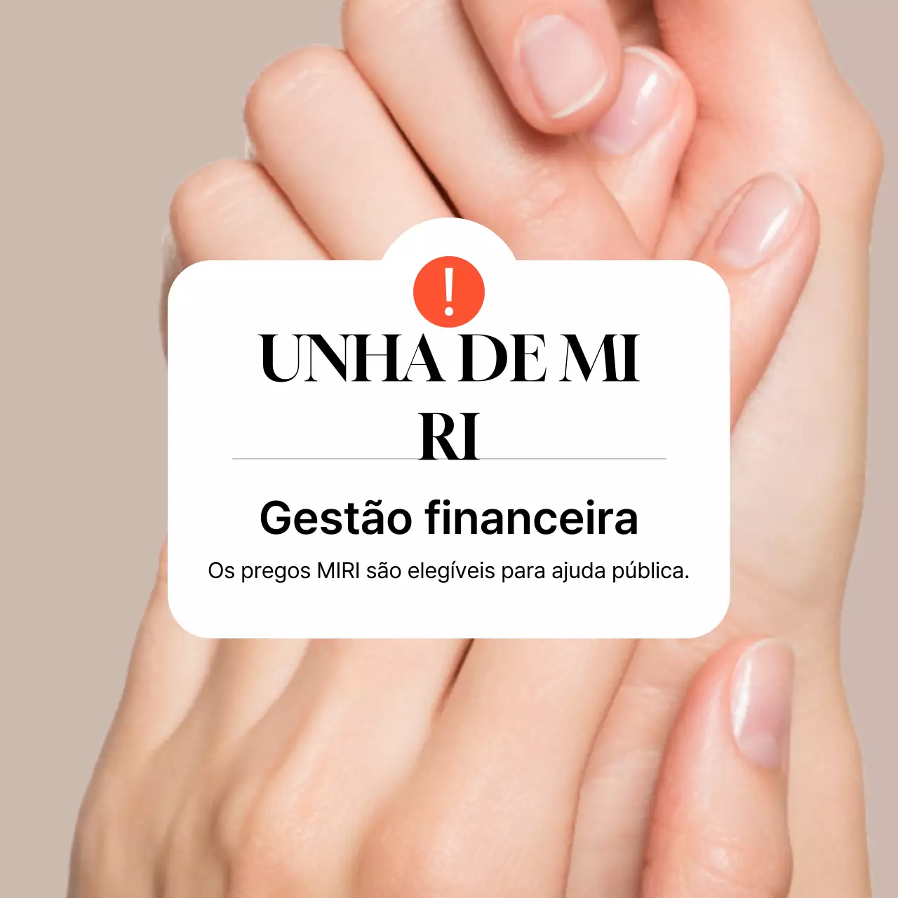 Guia do Fundo de Apoio Minseong para Nail Art Bege Clean