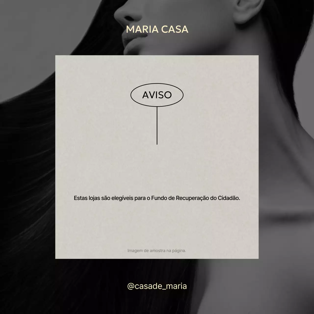 Aviso de informações do Fundo de Apoio à Subsistência da Gray Modern Store