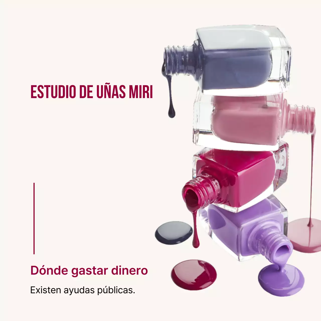 Guía del Fondo de Apoyo para Minseong de Arte de Uñas Moderno Beige