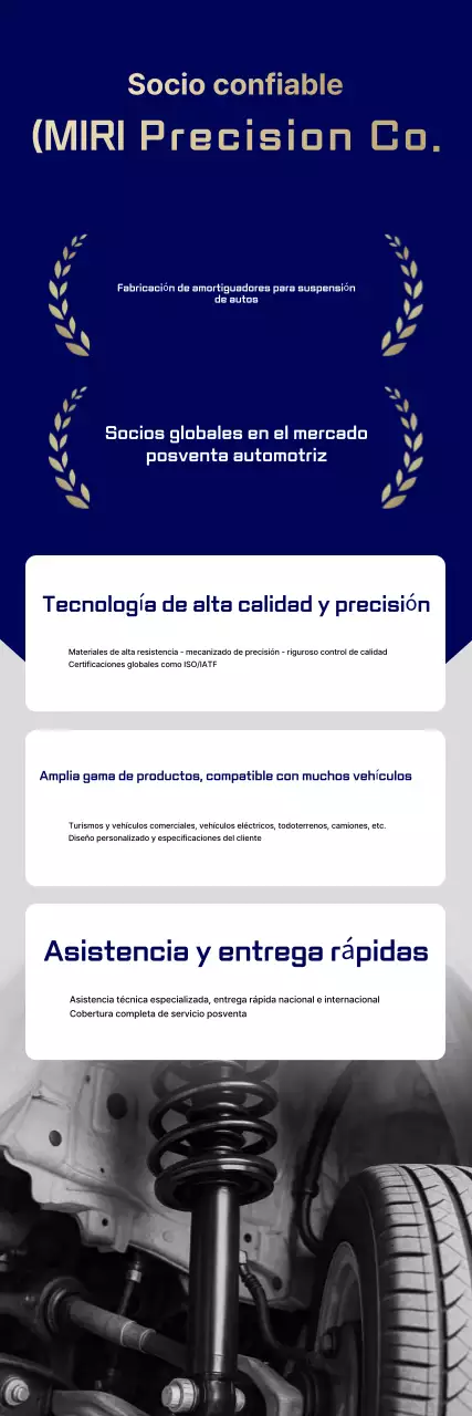 Anuncio de coche moderno azul