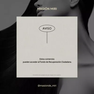 Aviso informativo sobre el Fondo de Apoyo a la Subsistencia de Gray Modern Store