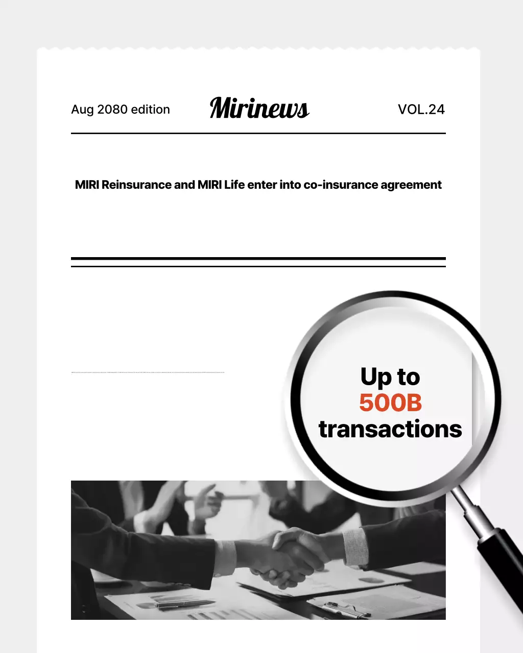 Gray Simple Financial Articles