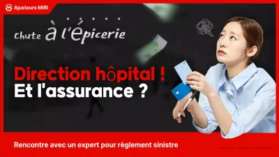 Publicité d'assurance moderne rouge