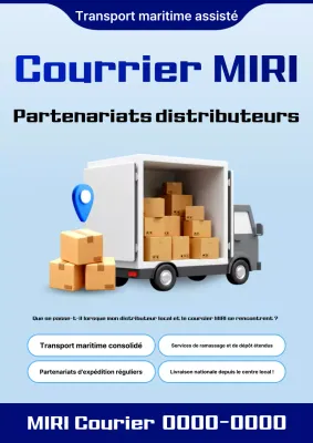 Promotion d'expédition moderne bleu ciel