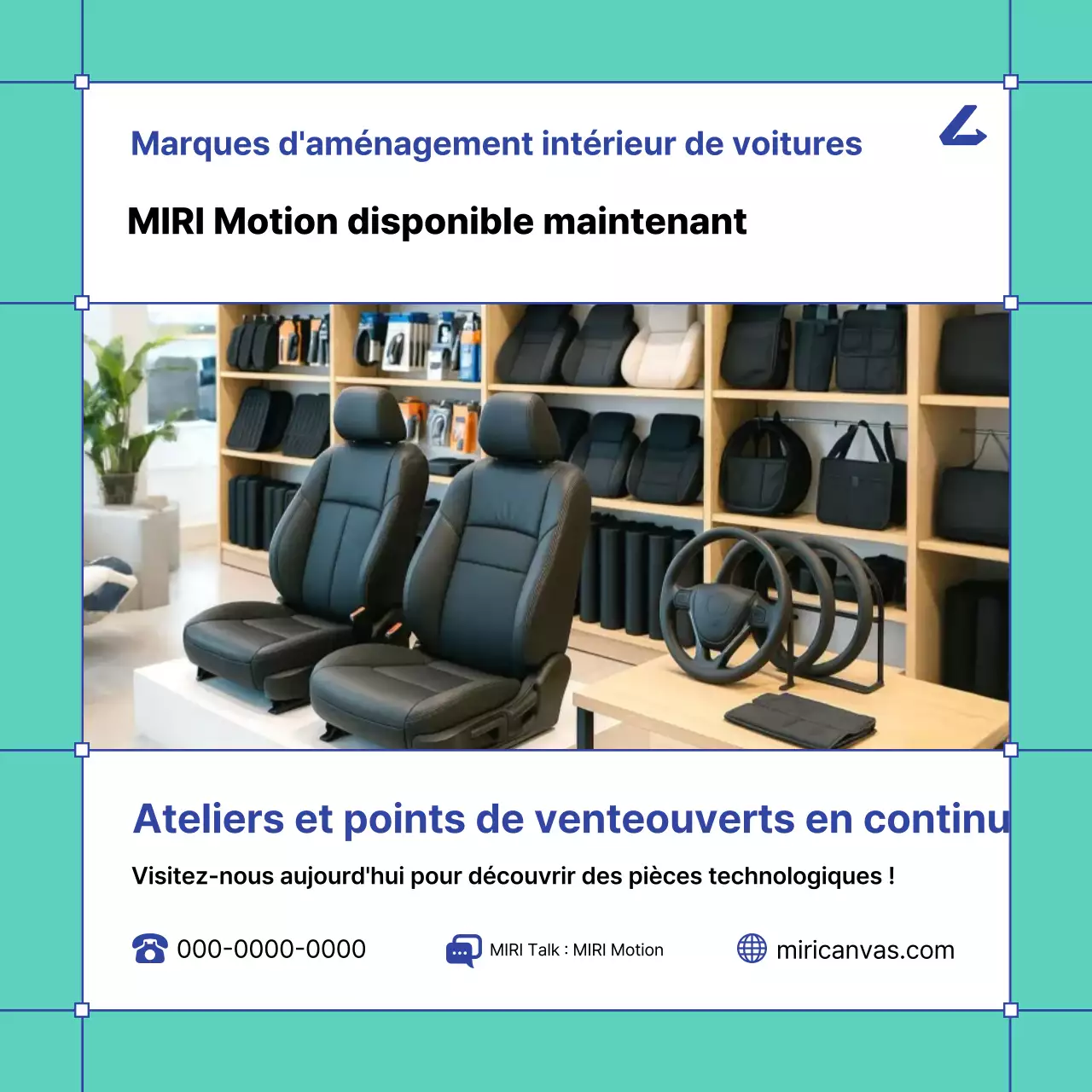 Promotion d'accessoires de voiture modernes Mint