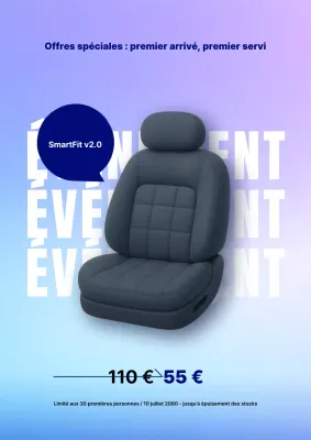 Remise sur les accessoires de voiture modernes Yeon Bora