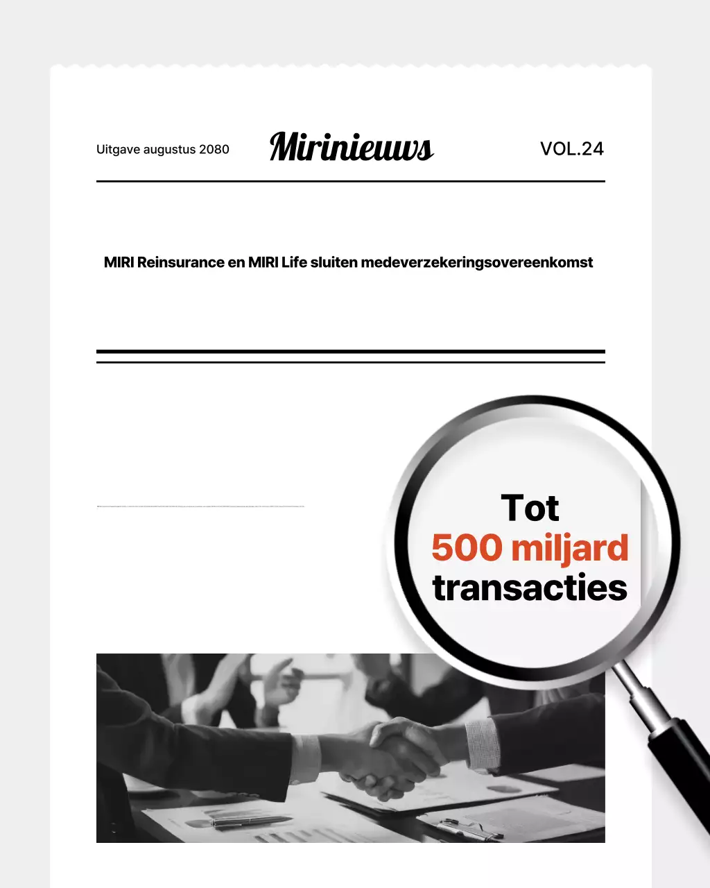 Gray Simple Financiële Artikelen