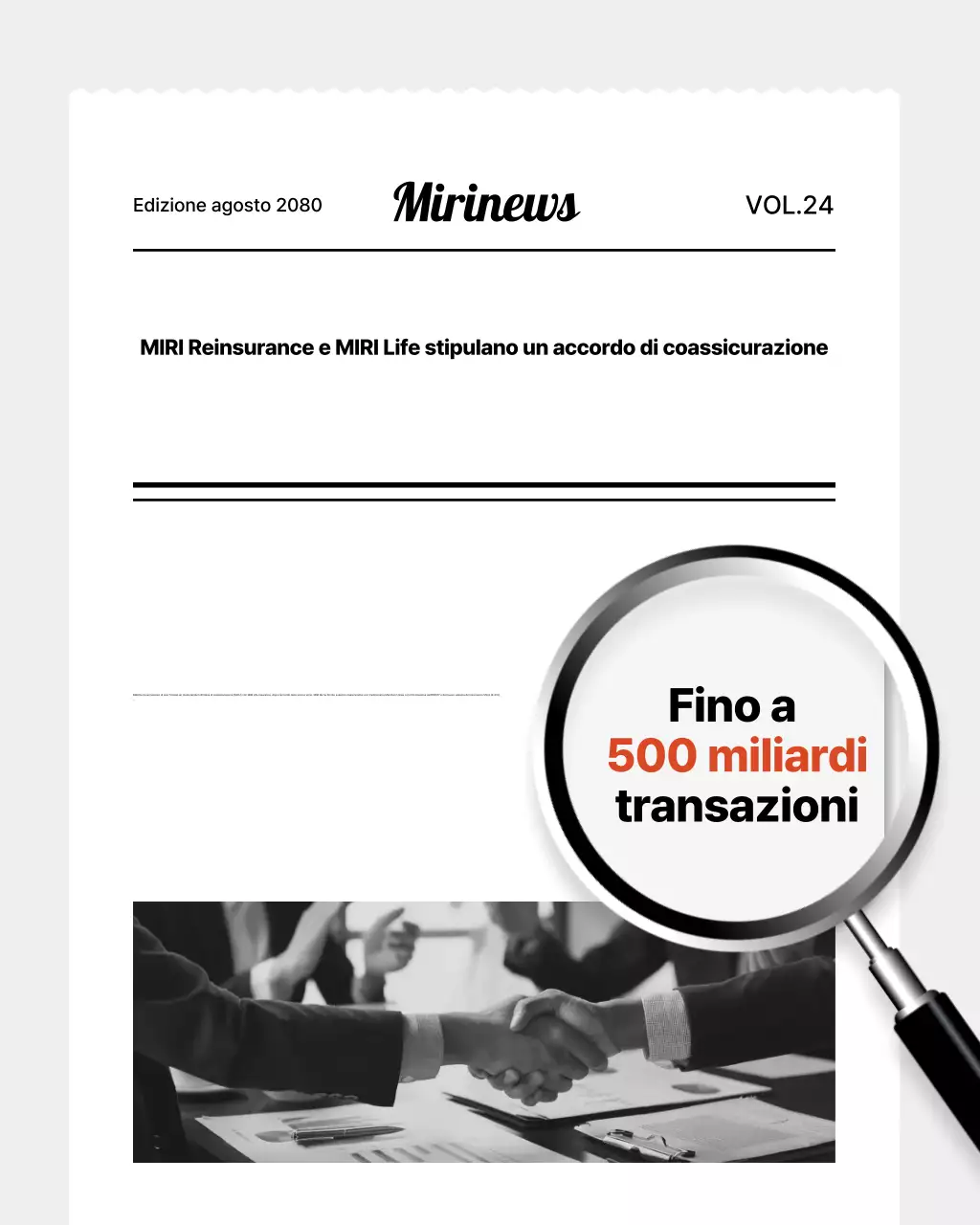 Articoli finanziari semplici grigi