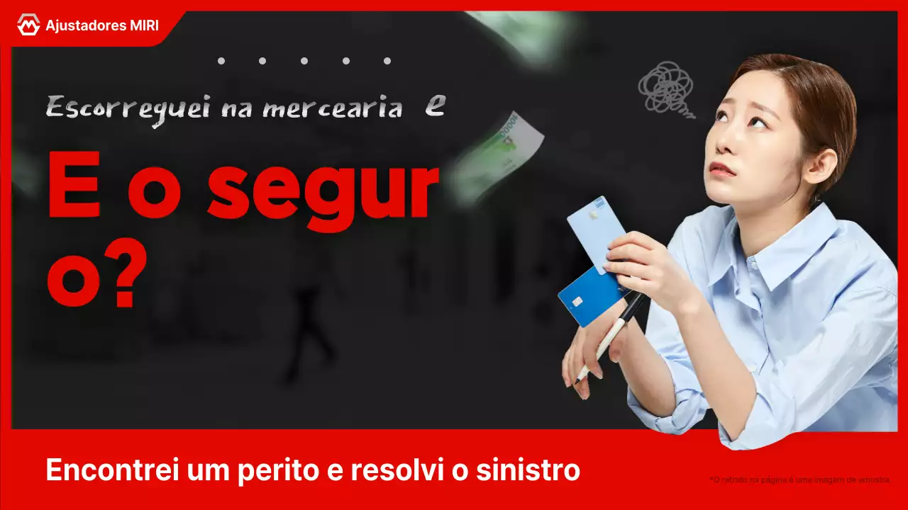 Anúncio de Seguro Moderno Vermelho